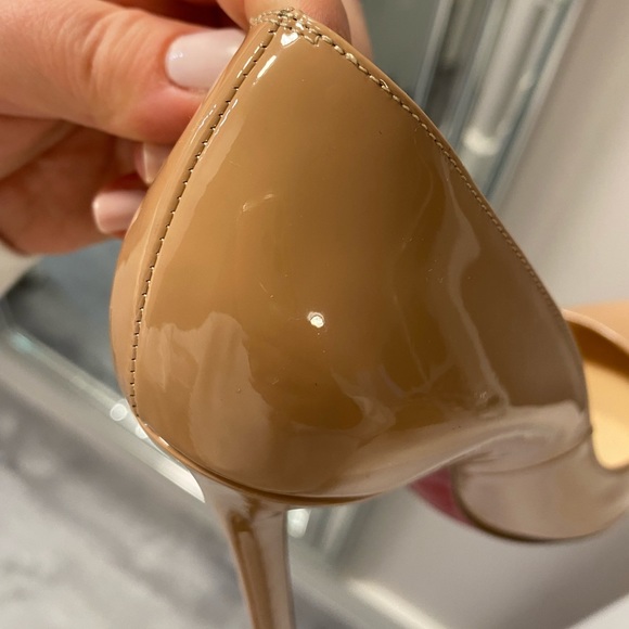 Size 6 louboutin for sale. Nude pigalles. - Picture 8 of 9
